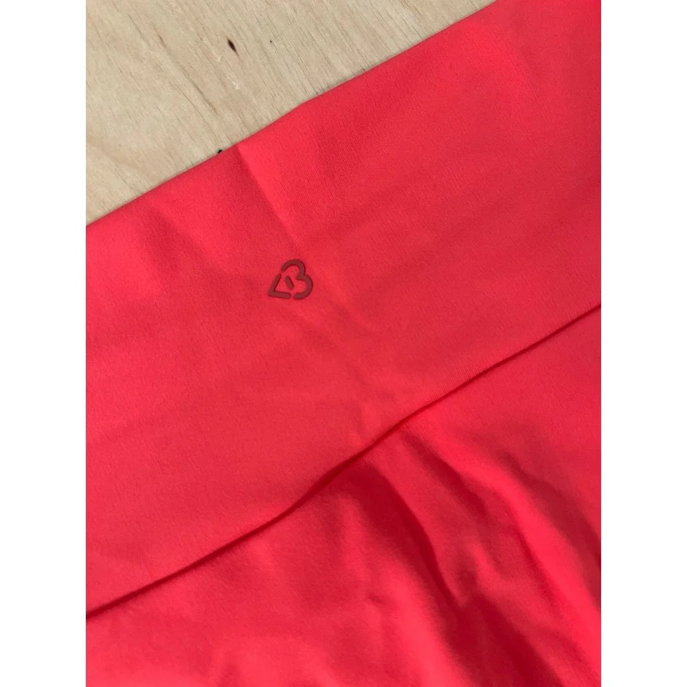 Blogilates Crisscross Slit Skort Size L Orange Color NWT - Picture 7 of 8